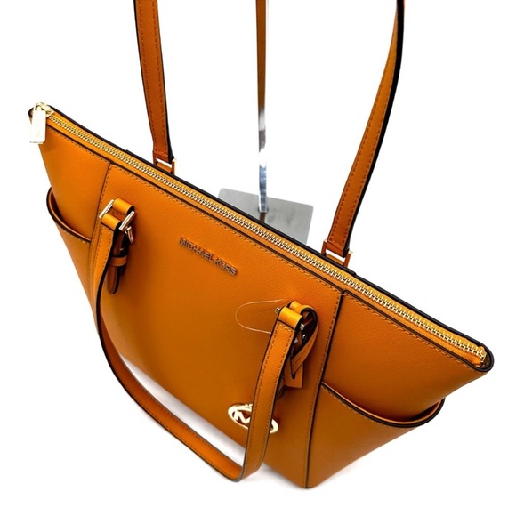 Michael Kors Large Charlotte Tote Bag Cider - Picture 8 of 12